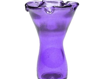 Dollhouse Miniature Purple Vase 1:12 Scale