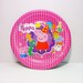 Peppa Pig Paper plates 10 pcs. Pink Paper plate for children's holiday, party or birthday. Paper plates Peppa Pig.