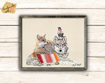 We are family - Wolf, Fox, Raven