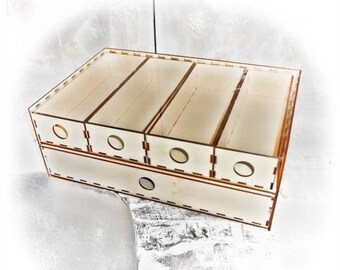 HD013 2 storage boxes with drawer super possible