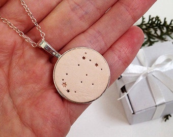 Gemini constellation necklace Gemini zodiac necklace Gemini custom constellation Gemini jewelry Horoscope gemini sign Gemini birthday gift