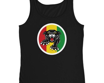 Crouching Black Panther Ladies' Tank