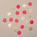 200 Superhero Confetti Red and Gold Confetti Birthday Confetti Glitter Confetti Superhero Party Confetti Gold Confetti Red Confetti