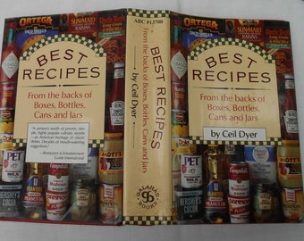 1982 Best Recipes From the backs of Boxes, Bottles ,Cans and Jars by Ceil Dyer