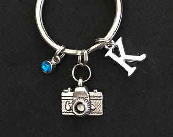 Personalized Camera Keychain Photographer Gift