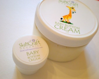 All Natural Baby Diaper Cream - Rash Cream w/ Non Nano Zinc Oxide - Unscented - Cloth Diaper Safe - Sample Size .6 oz