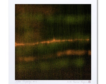 Abstract Landscape Print "Paysage #1" Abstract Art Print, Contemporary Art, Abstract Landscape Art, Limited Edition, Giclee Art Print