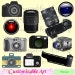 Camera Clipart Camera Clip Art Camera Digital Images Camera Digital Graphics Film Roll Zoom Lens Assorted Camera Graphics Clipart Scrapbook