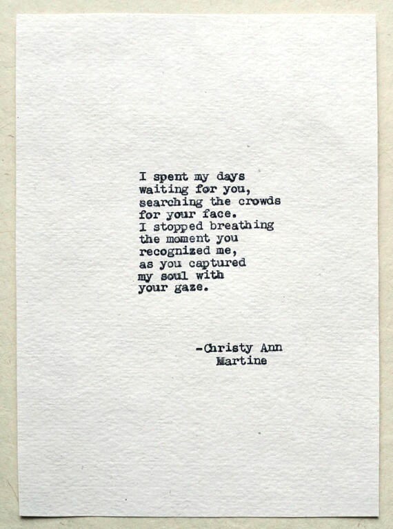 Cotton Anniversary Gift for Him - Romantic Gifts for Men - Soulmates Love Poem