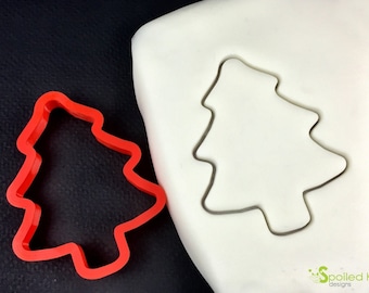 Christmas Tree Cookie Cutter Holiday Cookie and Fondant Cutter