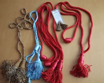 Drapery Holdbacks, Curtain Tie Backs, Notions Cording, Window Coverings Accessories, Curtain Accessories Vintage from 1980s