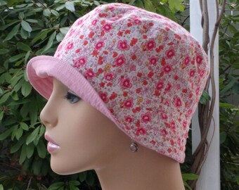 Chemo Hats Cancer Caps Bucket Hat Alopecia Hats Cancer Hats Reversible. Made in the USA. SMALL-MEDIUM