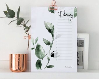 Perpetual Birthday Calendar Perpetual - A4 - WATERCOLOR