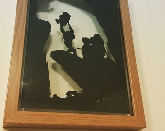 Lion King inspired paper cut - with or without quote