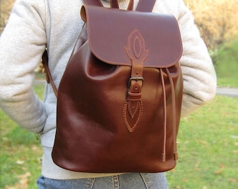 college backpack, Leather Backpack, College backpack, School Backpack, Large Leather Backpack, Leather Rucksack