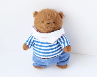 Sold Handmade Teddy Bear Artist Teddy Bear OOAK Bear Stuffed Bear Toy Soft Bear Stuffed Animal Bear Clothes Plush Bear Gift For Her Kawaii