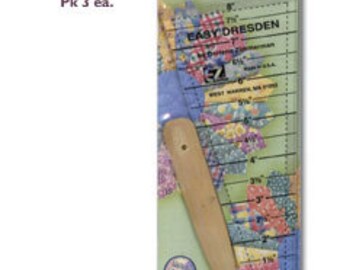 Easy Dresden Ruler by Darlene Zimmerman.
