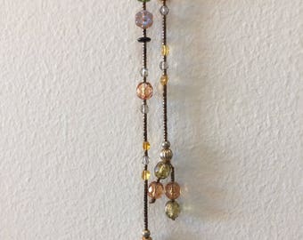 Beautiful Beaded Lariat Necklace