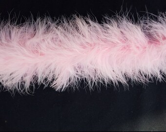 Candy Pink medium weight Marabou boa