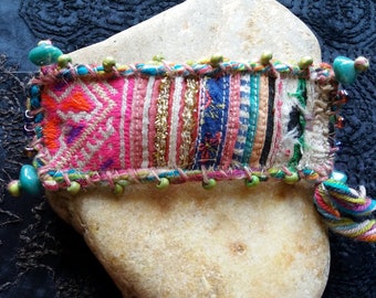 Bobby ethnic multicolor fabric Hmong size medium.