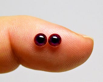 Doll irises 4mm color Cranberry