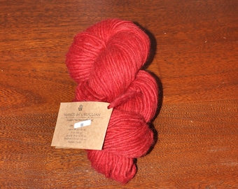 Manos del Uruguay Wool Clasica - 66 Poppy Red - Handspun Pure Wool Kettle Dyed