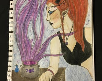 Midday Magic - 4x6 Original Art Print