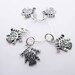 knitting stitch marker,progress keeper,gift for knitter,ring marker,knitters gift,jumper stitch marker,sock knitting tools,knitting notions