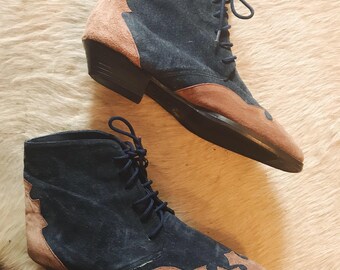 Vintage Western Booties Boots Size 6