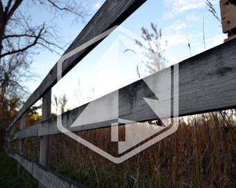 Countryside Rustic Weathered Fence Photo Digital Download
