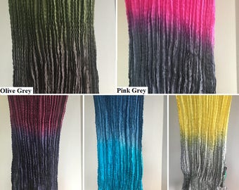 Silk Shiboori Ombre Scarves