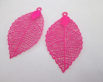 2 prints sheet neon fuchsia 40 x 21 mm