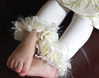 Ivory Toddler Girls Easter Stockings/ Tights