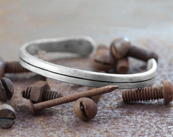 Mens Bracelet Mens Gift Boyfriend Gift Mens Jewelry Men Bracelet Bracelet For Men Mens Silver Bracelet Rustic Bracelet