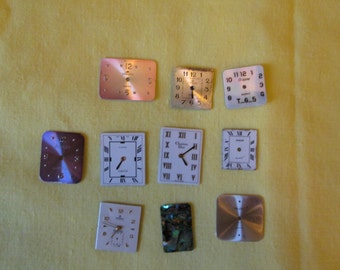 Watch faces, square and oblong