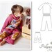 Fleece Pajama Pattern - Winter Lounge Set - 1-10Y - "Drew & Jesse" PDF