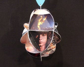 Van Halen Album Cover Ornament Made With Vintage Record Jackets