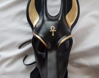 Anubis black mask (hand made)