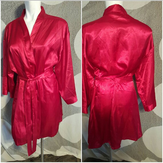 Hot red robe-Plus size