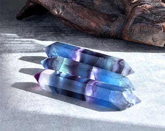 4" rainbow fluorite point
