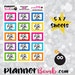 Eat Sleep Plan - Half Boxes Planner Stickers