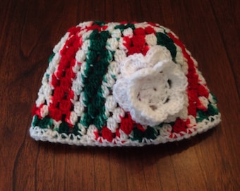 Candycane Striped Winter Hat