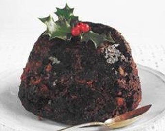 1 Pint Traditional British Steamed Plum or Figgy Pudding