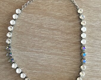 8MM Neutral Swarovski Necklace