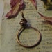 Hammered Charm Holder Copper