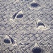 Dear Stella Fabric Dark and Stormy Collection, Sharks in Indigo, Choose your cut