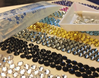 Swarovski Crystals Flatback Non-Hotfix - SS5 to SS20 - 144pcs to Wholesale