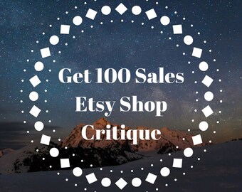 Kritik der Etsy-Shop, Shop Review, Etsy SEO, Etsy-Shop-Betreiber helfen, Etsy-Shop Analyse, 2017