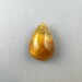 Destash Rutilated Quartz Pendant Bead 39x25mm Natural Gemstone Golden #17-040
