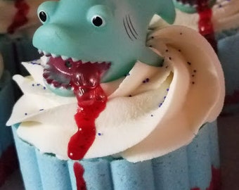 3-Shark Attack Bath Bombs scented in Bite me